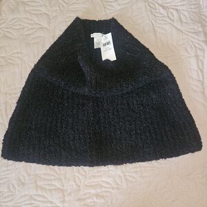 J. Jill Black Knit Scarf Topper Dickie
